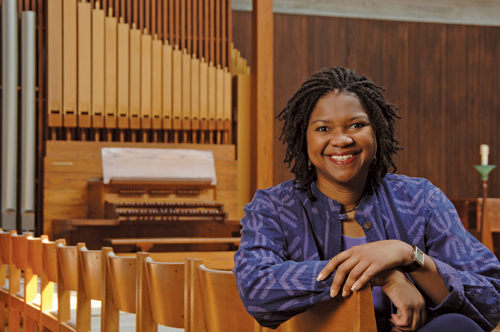 Bridgette Young in Cannon Chapel