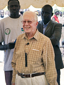 Former President Jimmy Carter in Sudan