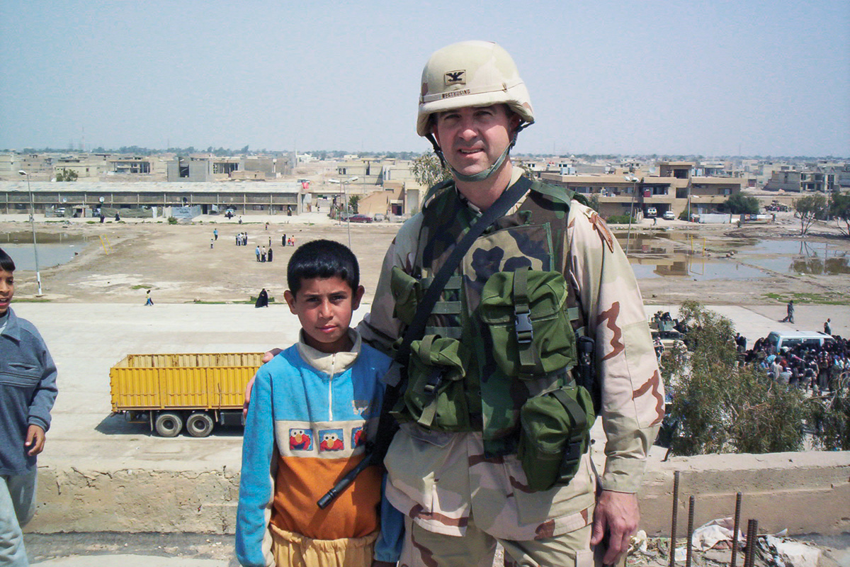 Ted Westhusing in Iraq