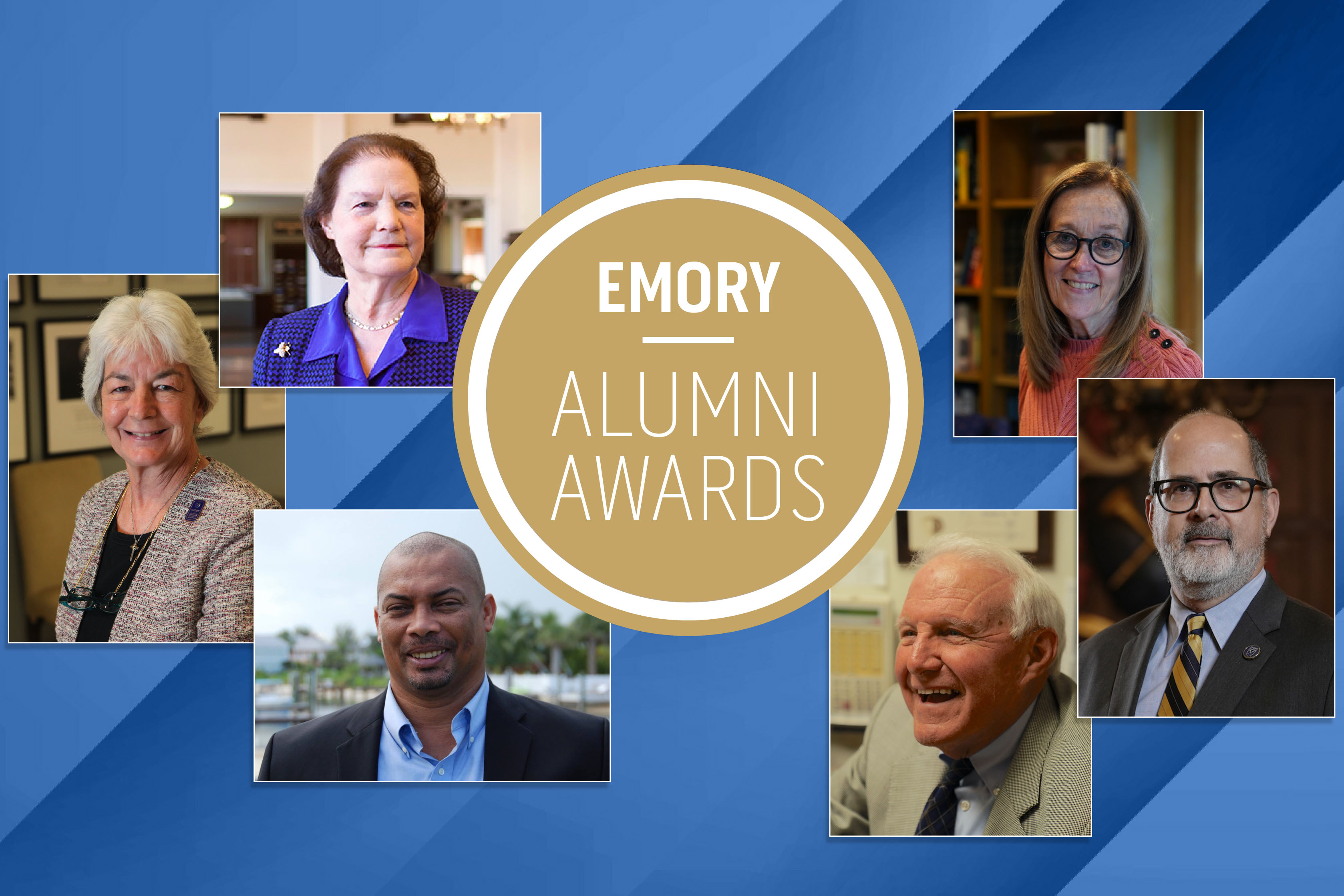 Decorative: Emory Alumni Awards illustration
