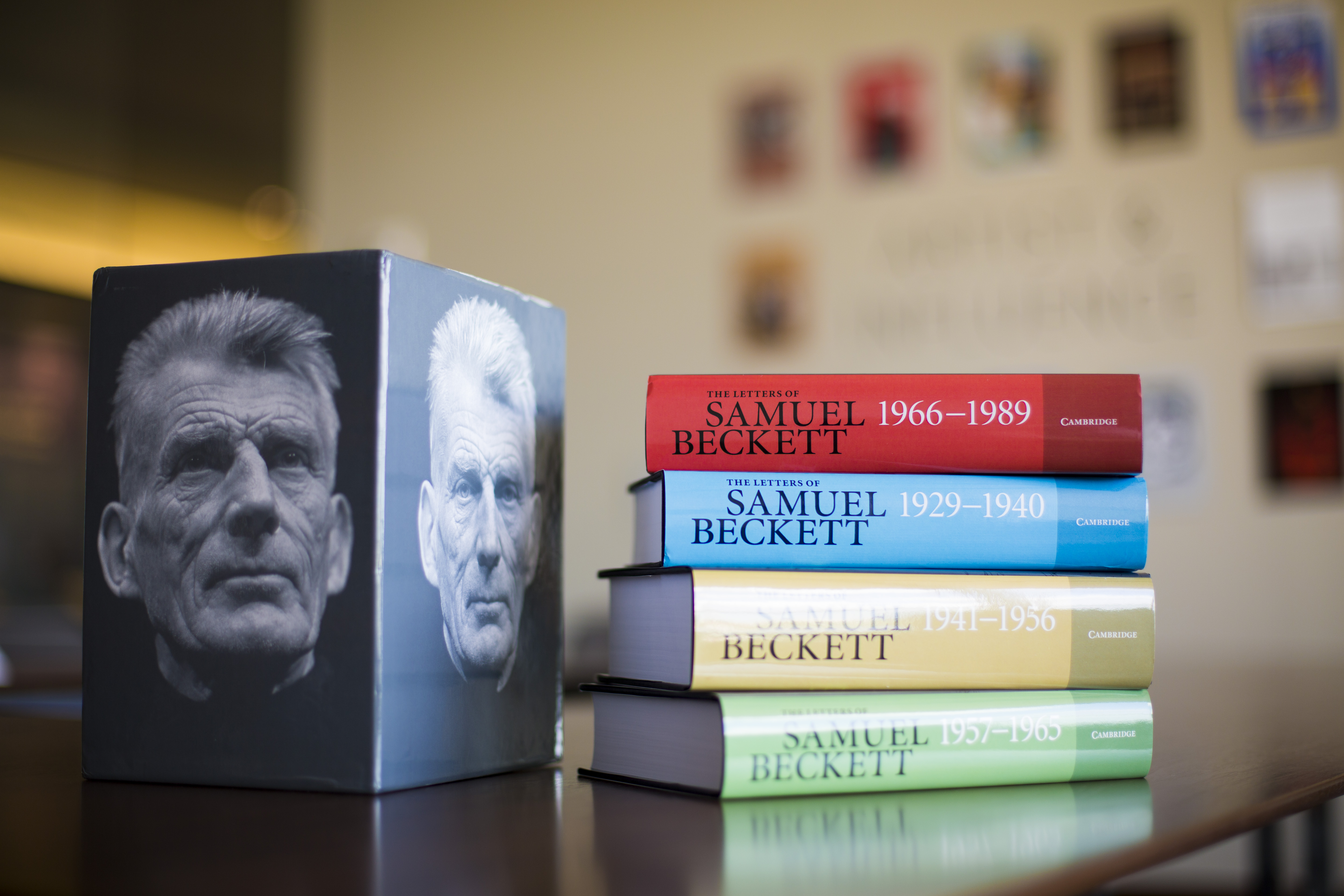photo of Samuel Beckett books