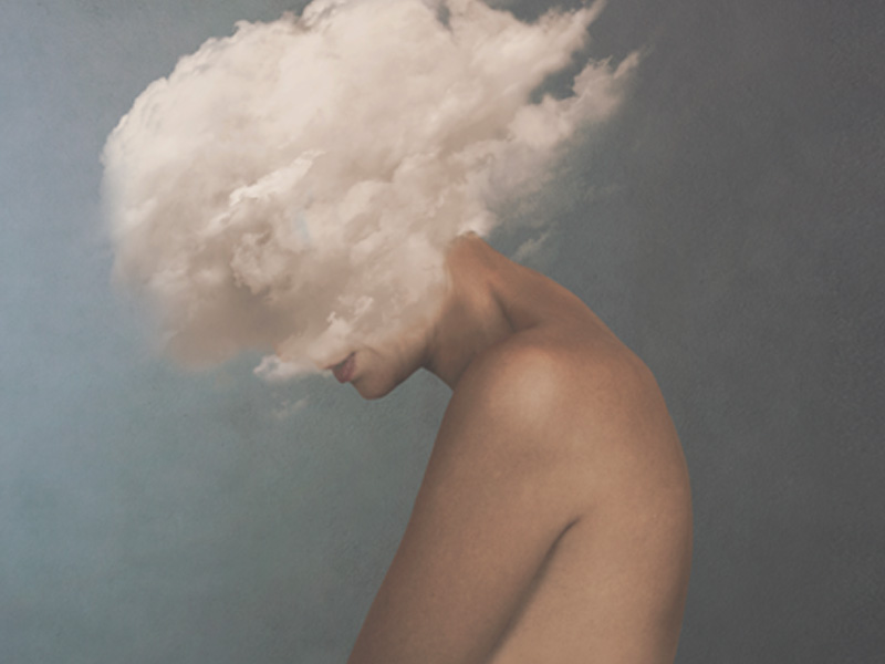 abstract image of person in a brain fog